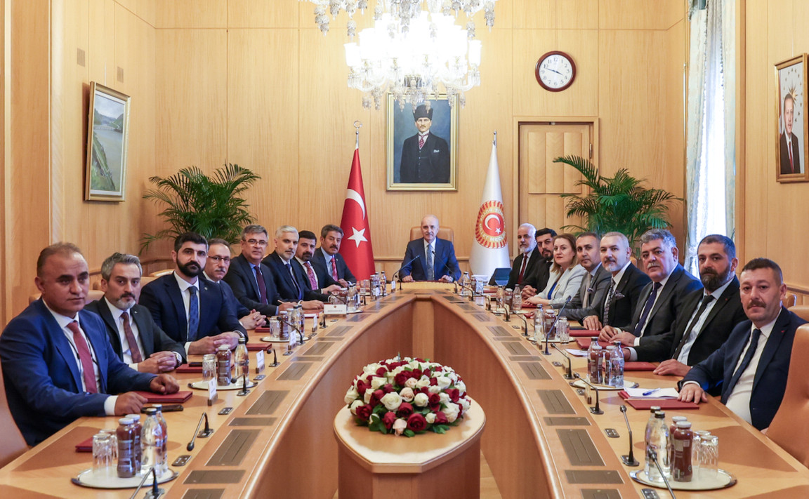 TBMM Başkanı Kurtulmuş, Doğu Ve Güneydoğu Anadolu Baro Başkanlarını Kabul Etti