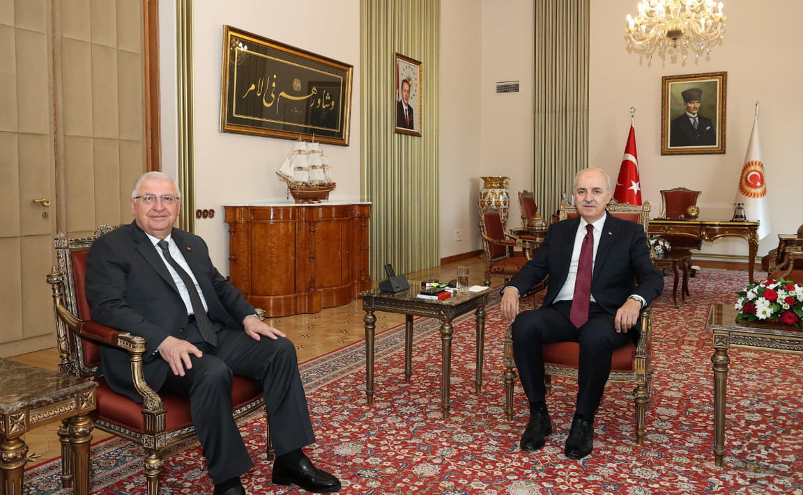 TBMM Başkanı Kurtulmuş, Milli Savunma Bakanı Güler ve TSK Komuta Kademesini Kabul Etti