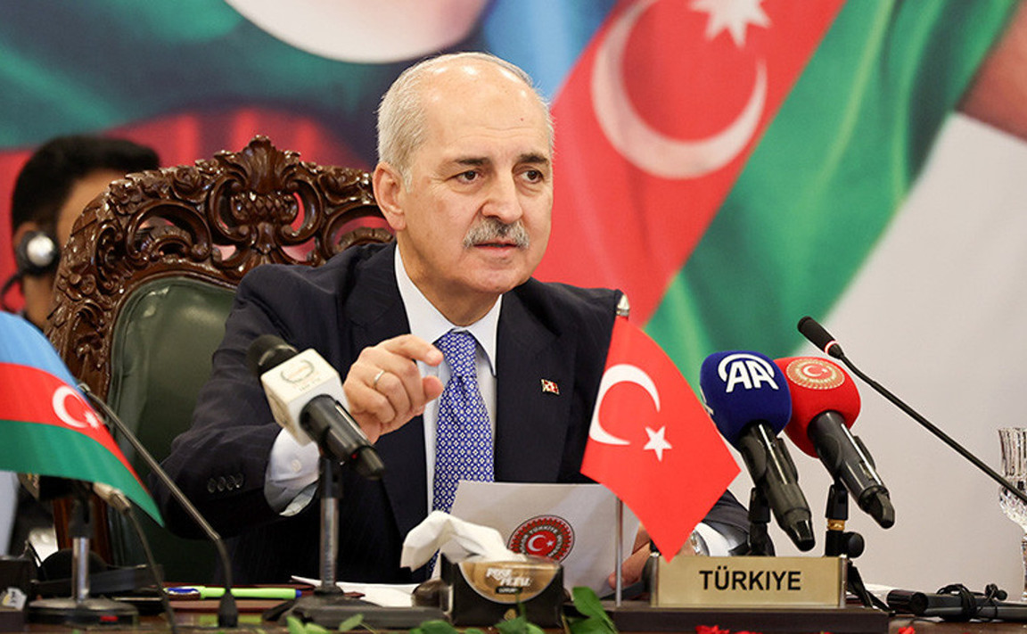TBMM Başkanı Kurtulmuş, Azerbaycan, Pakistan ve Türkiye Üçlü Parlamento Başkanları Toplantısı Açılışında Konuştu
