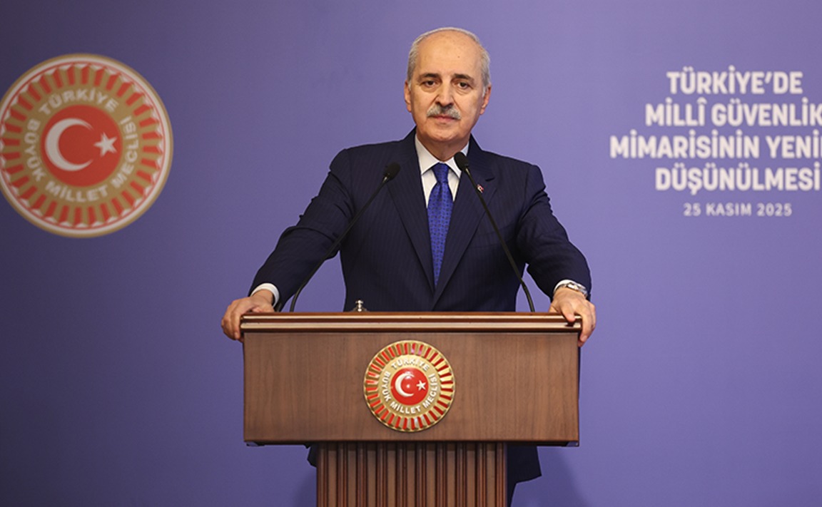 TBMM Başkanı Kurtulmuş, "Türkiye'de Milli Güvenlik Mimarisinin Yeniden Düşünülmesi" Programında Konuştu