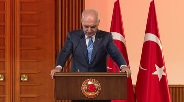 Irak Temsilciler Meclisi Başkanı Mahmud Meşhedani ile Ortak Basın Toplantısı