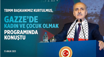 “Gazze’de Kadın ve Çocuk Olmak” programı