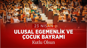 23 Nisan Ulusal Egemenlik ve Çocuk Bayramımız kutlu olsun.