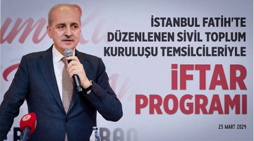 İstanbul Fatih'te Düzenlenen Sivil Toplum Kuruluşu Temsilcileriyle İftar Programı