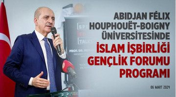 Abidjan Félix Houphouët-Boigny Üniversitesinde İslam İşbirliği Gençlik Forumu programı