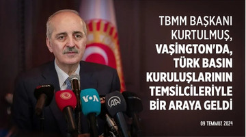 Türk basın kuruluşlarının temsilcileriyle gündemdeki konuları değerlendirme toplantısı