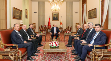 TBMM Başkanı Kurtulmuş, MÜSİAD Genel Başkanı Asmalı’yı Kabul Etti