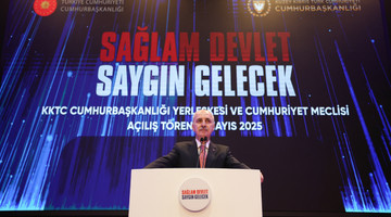 TBMM Başkanı Kurtulmuş, KKTC Cumhuriyet Yerleşkesi Açılış Töreni'nde Konuştu