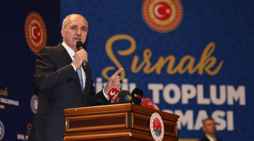 TBMM Başkanı Kurtulmuş, "Şırnak Sivil Toplum Buluşması" Programında Konuştu