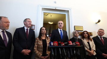 TBMM BAŞKANI KURTULMUŞ, DEM PARTİ TBMM GRUBU’NU ZİYARET ETTİ