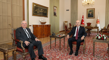 TBMM Başkanı Kurtulmuş, Milli Savunma Bakanı Güler ve TSK Komuta Kademesini Kabul Etti