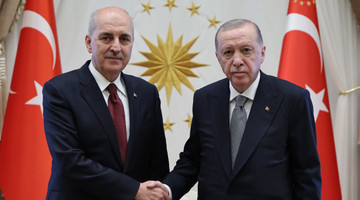 Cumhurbaşkanı Erdoğan, TBMM Başkanı Kurtulmuş’u Kabul Etti