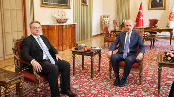 TBMM Başkanı Kurtulmuş, Ab Türkiye Delegasyonu Başkanı Büyükelçi Ossowski’yi Kabul Etti