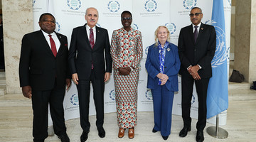 ALTINCI DÜNYA PARLAMENTO BAŞKANLARI KONFERANSI, TBMM BAŞKANI KURTULMUŞ'UN KATILIMIYLA CENEVRE'DE BAŞLADI