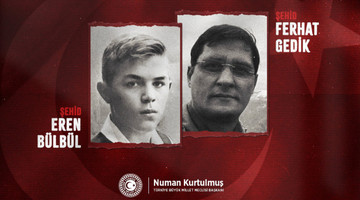 TBMM BAŞKANI KURTULMUŞ, ŞEHADETLERİNİN YIL DÖNÜMÜNDE EREN BÜLBÜL VE FERHAT GEDİK’İ ANDI