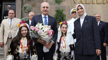TBMM BAŞKANI KURTULMUŞ, AFYONKARAHİSAR’DA VALİLİK VE İSTİKLAL TANITIM MERKEZİ’Nİ ZİYARET ETTİ