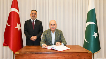 TBMM Başkanı Kurtulmuş, Türkiye'nin İslamabad Büyükelçiliğini Ziyaret Etti
