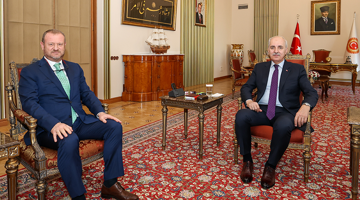 TBMM Başkanı Kurtulmuş, RTÜK Başkanı Daniş'i Kabul Etti