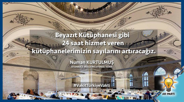 Gençlerimizin her türlü ihtiyacına cevap verecek nitelikte kültür muhitleri oluşturacağız.