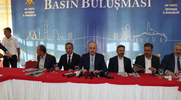 AK Parti Genel Başkanvekili Kurtulmuş, Adıyaman'da basınla buluştu: