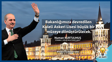 Kuleli parmakla gösterilen örnek bir müze olacak.
