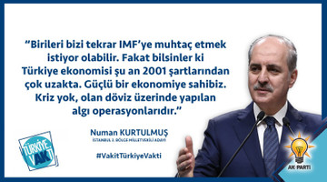 Döviz üzerindeki manipülasyonlarla algı operasyonları yapıyorlar.