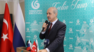Moskova'da Yunus Emre Enstitüsü Türk Kültür Merkezi açıldı