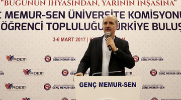 urtulmuş: Yeni sözü yeni fikirleri ortaya koyabilecek olan siz gençlersiniz