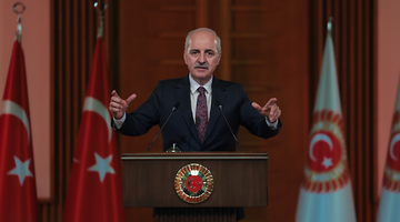 TBMM BAŞKANI KURTULMUŞ, “REKTÖRLERLE BULUŞMA” PROGRAMINDA KONUŞTU