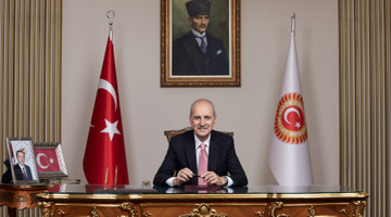 TBMM BAŞKANI KURTULMUŞ, YENİDEN CUMHURBAŞKANI SEÇİLEN ALİYEV’İ TEBRİK ETTİ