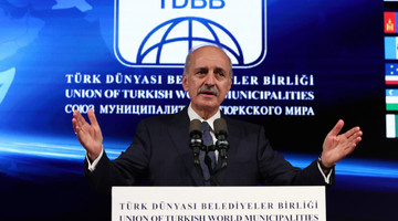 TBMM BAŞKANI KURTULMUŞ, TÜRK DÜNYASI BELEDİYELER BİRLİĞİ 20. KURULUŞ YIL DÖNÜMÜ RESEPSİYONU'NDA KONUŞTU