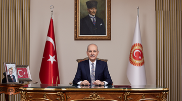 TBMM BAŞKANI KURTULMUŞ’TAN HÜSEYİN MURAT UYSAL İÇİN BAŞSAĞLIĞI MESAJI