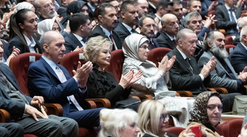 TBMM BAŞKANI KURTULMUŞ, CUMHURBAŞKANLIĞI KÜLTÜR SANAT BÜYÜK ÖDÜLLERİ TÖRENİ'NE KATILDI