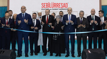 TBMM BAŞKANI KURTULMUŞ, SEBİLÜRREŞAD KÜLTÜR VE SANAT MERKEZİ'NİN AÇILIŞINA KATILDI