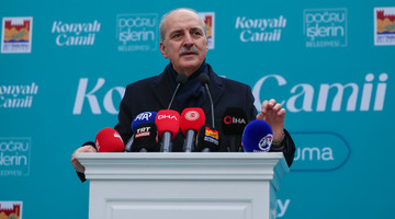 TBMM BAŞKANI KURTULMUŞ, KONYALI CAMİİ AÇILIŞ PROGRAMI’NDA KONUŞTU