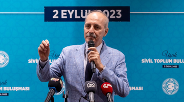 TBMM BAŞKANI KURTULMUŞ, UŞAK’TA STK VE MESLEK ODALARI TEMSİLCİLERİ İLE BİR ARAYA GELDİ