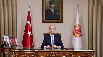 TBMM BAŞKANI KURTULMUŞ, TERÖRE KARŞI BİLDİRİ KONULU TBMM BAŞKANLIĞI TEZKERESİNİN KABUL EDİLMESİ ÜZERİNE MESAJ YAYIMLADI