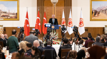 TBMM BAŞKANI KURTULMUŞ, ŞEHİT AİLELERİ VE GAZİLERLE İFTAR PROGRAMINDA BİR ARAYA GELDİ