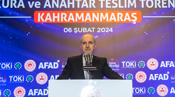 TBMM BAŞKANI KURTULMUŞ: ASRIN DAYANIŞMASINI ORTAYA KOYARAK HEP BERABER MİLLETÇE YARALARIMIZI EN KISA ZAMANDA SARMAYA GAYRET SARF ETTİK