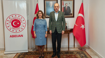 TBMM BAŞKANI KURTULMUŞ, FİLDİŞİ SAHİLİ’NDE