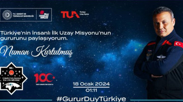 TBMM BAŞKANI KURTULMUŞ, UZAYA GÖNDERİLECEK İLK TÜRK ASTRONOT GEZERAVCI’YA BAŞARILAR DİLEDİ