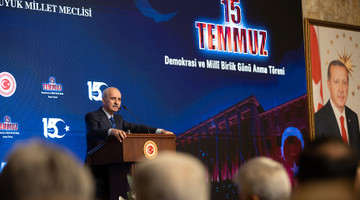 TBMM BAŞKANI KURTULMUŞ, 15 TEMMUZ DEMOKRASİ VE MİLLİ BİRLİK GÜNÜ ANMA TÖRENİ’NDE KONUŞTU