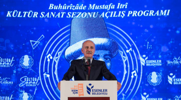 TBMM BAŞKANI KURTULMUŞ, BUHURİZADE MUSTAFA ITRİ 2024-2025 KÜLTÜR SANAT SEZONU AÇILIŞINDA KONUŞTU