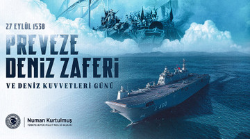 TBMM BAŞKANI KURTULMUŞ, PREVEZE DENİZ ZAFERİ’NİN 486. YIL DÖNÜMÜ VE DENİZ KUVVETLERİ GÜNÜ’NÜ KUTLADI