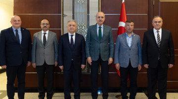 TBMM BAŞKANI KURTULMUŞ, KAZAKİSTAN’DA TÜRKİYE'NİN ASTANA BÜYÜKELÇİLİĞİNİ ZİYARET ETTİ