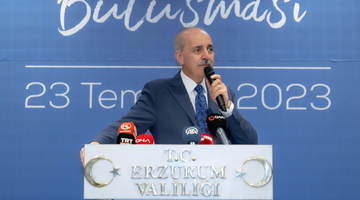 TBMM BAŞKANI KURTULMUŞ, ERZURUM'DA STK TEMSİLCİLERİYLE BULUŞTU