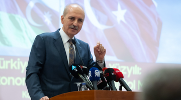 TBMM BAŞKANI KURTULMUŞ, "TÜRKİYE-TÜRK DÜNYASI YÜZYILI" KONFERANSINDA KONUŞTU