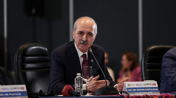 TBMM BAŞKANI KURTULMUŞ, MIKTA'NIN 10. PARLAMENTO BAŞKANLARI TOPLANTISI 4. OTURUMUNDA KONUŞTU