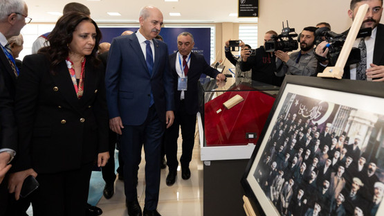 TBMM Başkanı Numan Kurtulmuş, MAKÜ rektörlüğünü ziyaret etti - Resim: 1