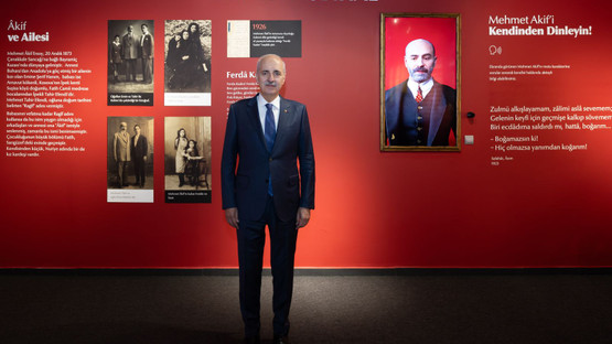 TBMM Başkanı Numan Kurtulmuş, MAKÜ rektörlüğünü ziyaret etti - Resim: 6